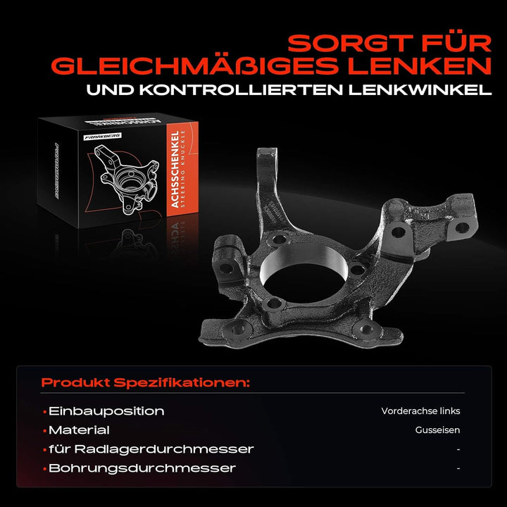 Achsschenkel Radaufhängung Vorne Links für Zafira B A05 1.6L-1.8L 2005-2015 5308049
