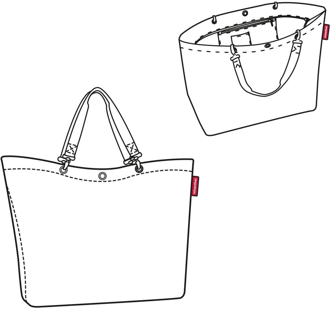 reisenthel shopper XL – Geräumige Shopping Bag und edle Handtasche in einem – Aus wasserabweisendem