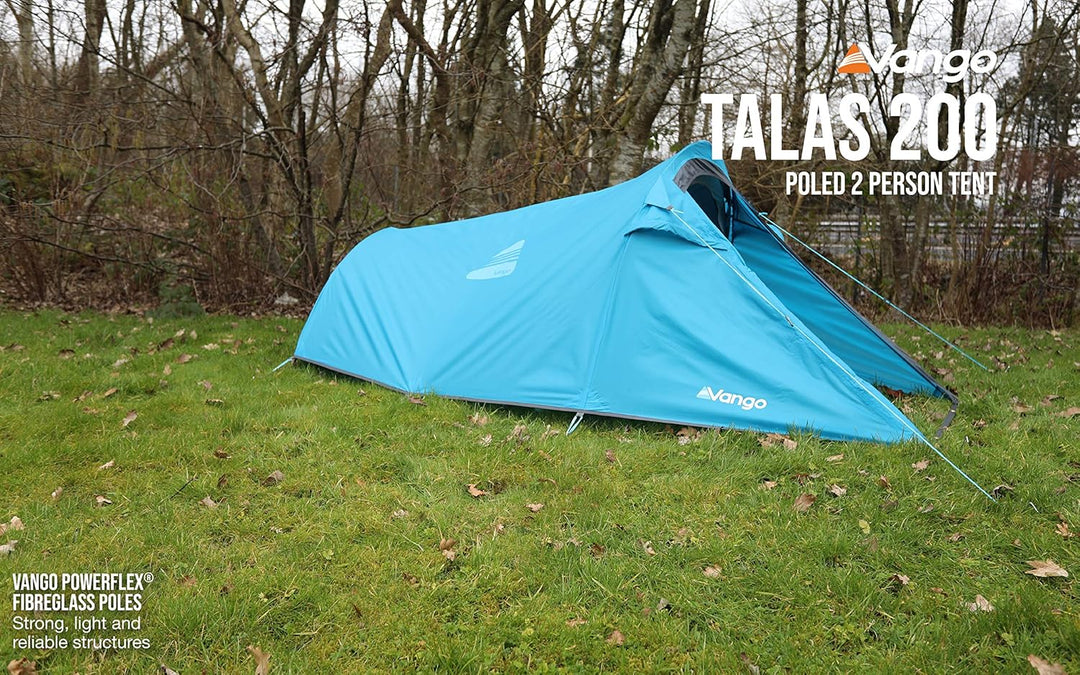 Vango Tunnelzelt, Talas 200 River, für zwei Personen, blau