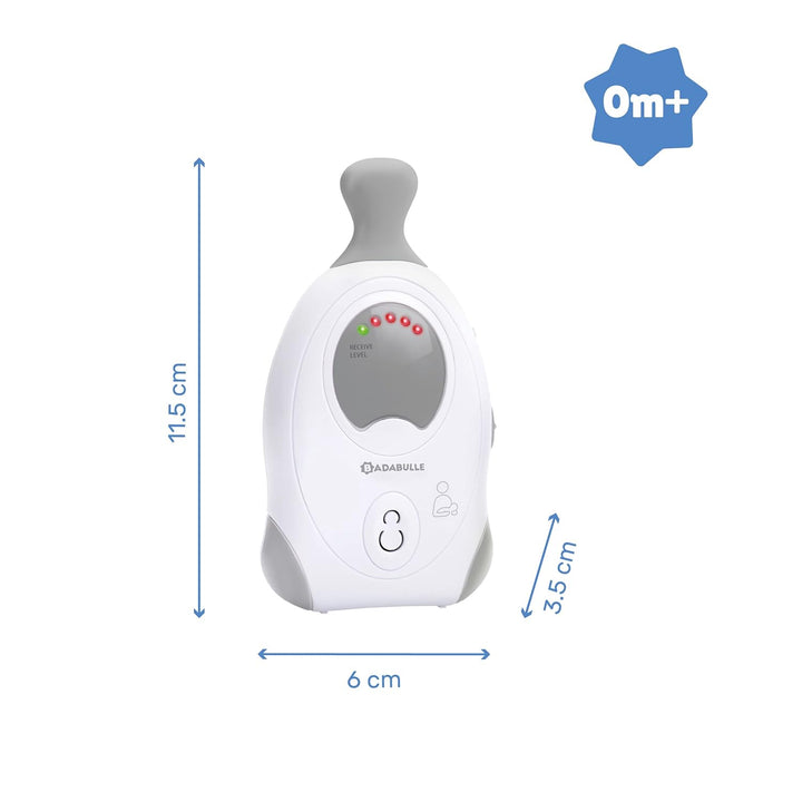 Badabulle B014010 Babyphone Online 300m+, weiss Babyphone Baby Online 300