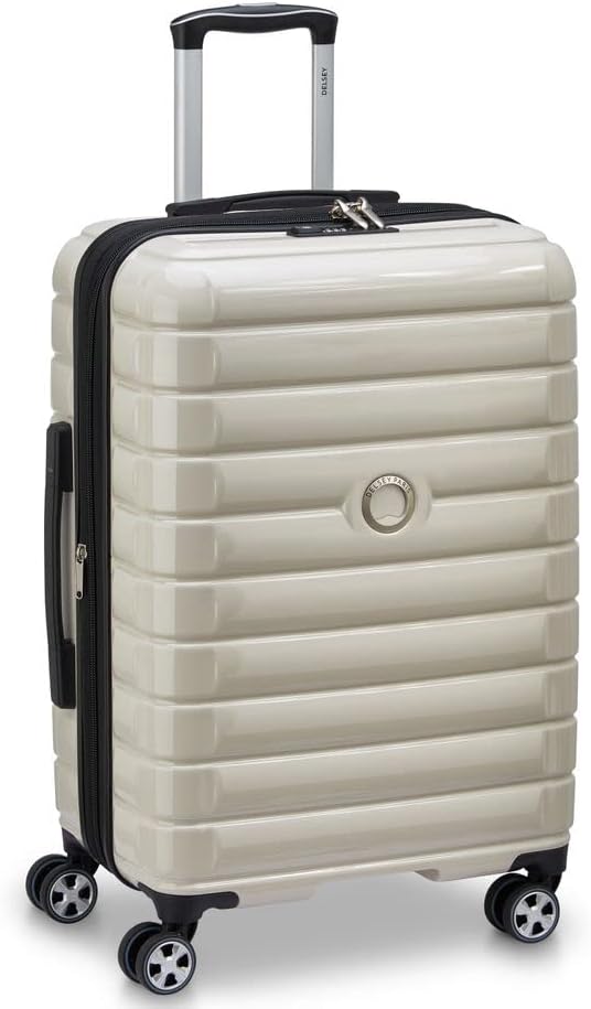 DELSEY PARIS Shadow 5.0 – Rucksack starr, elfenbeinfarben, L, Erweiterbar, Erweiterbar L Elfenbeinfa
