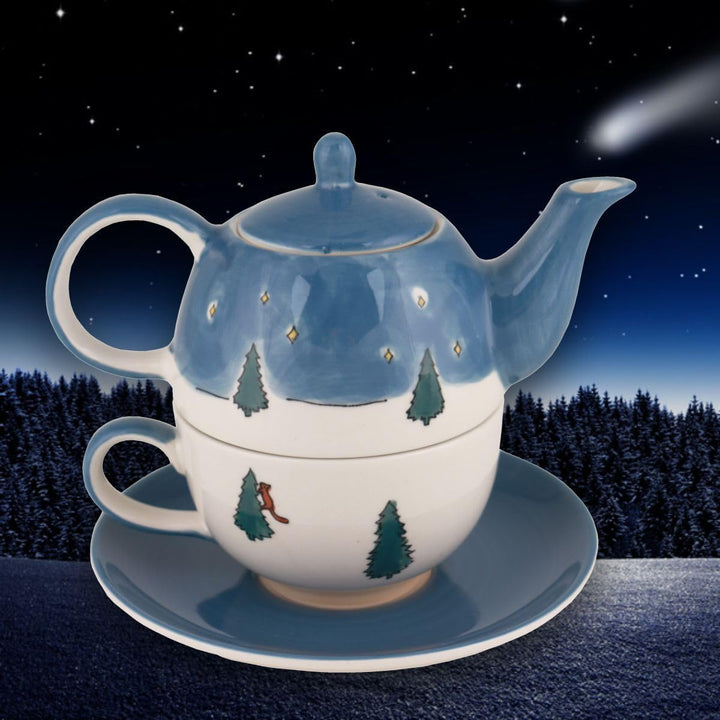 Mila Keramik Tee-Set Tea for One Rotwild | MI-99299