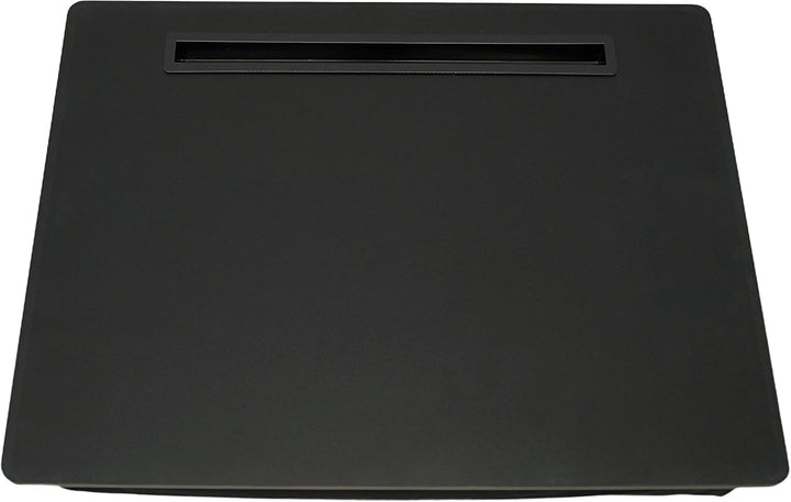 PrimoLiving Knietablett mit Tablet-Halterung - 40x30x5 cm – Tablett als Laptop-Notebook-Unterlage –