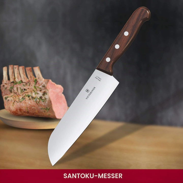 Santokumesser, Griff Ahorn