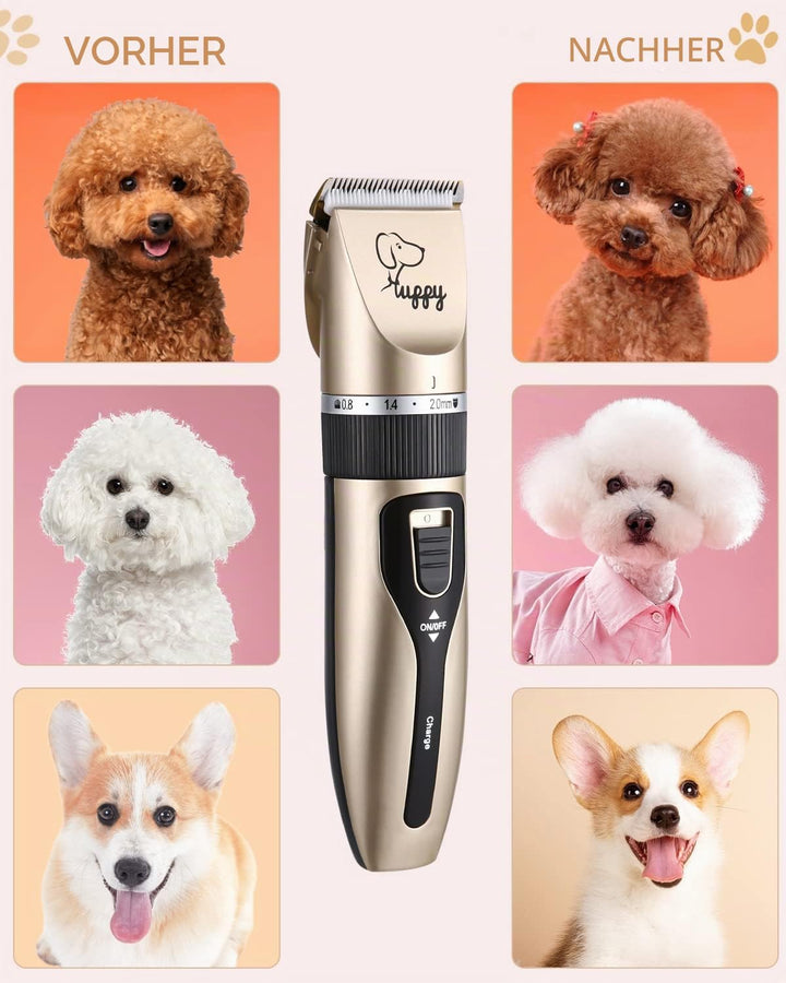 Elektrische Hundetrimmer Schnurlosen, Professionelle Hunde-Haarschneidemaschine, Hunde-Haarschneidem