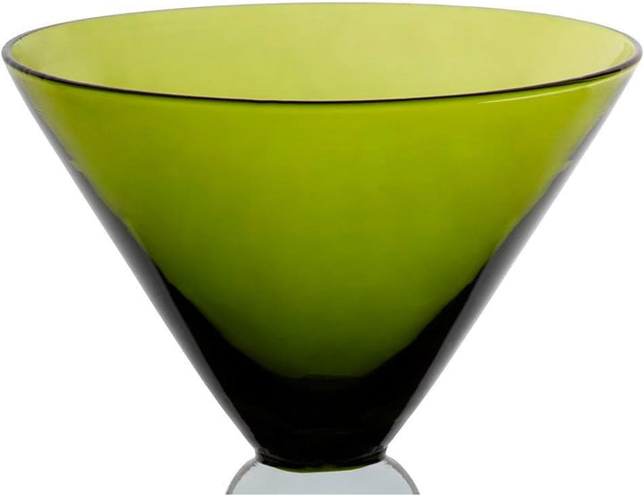 Eiscremeglas 6er-Set Eisbecher Dessertschale Cocktail Colori Vero 200ml grün