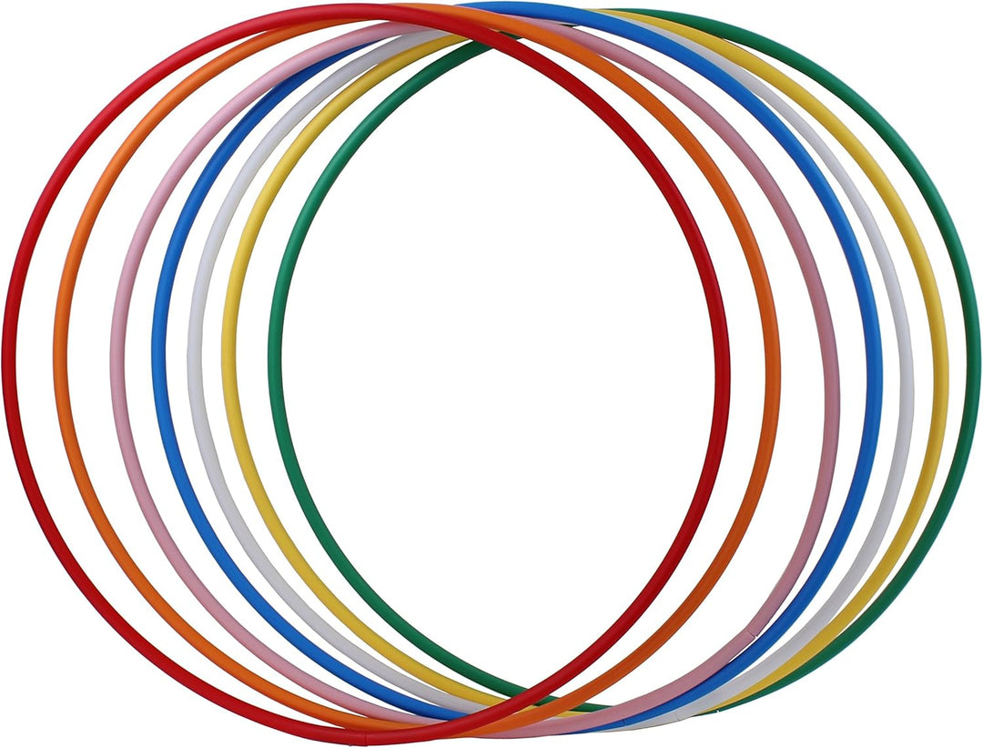 HOOPOMANIA Hula Hoop Rohling 16mm [Ø60/70/80/90/100cm - HDPE] – Hula Hoop selbst gestalten Rot Ø90cm