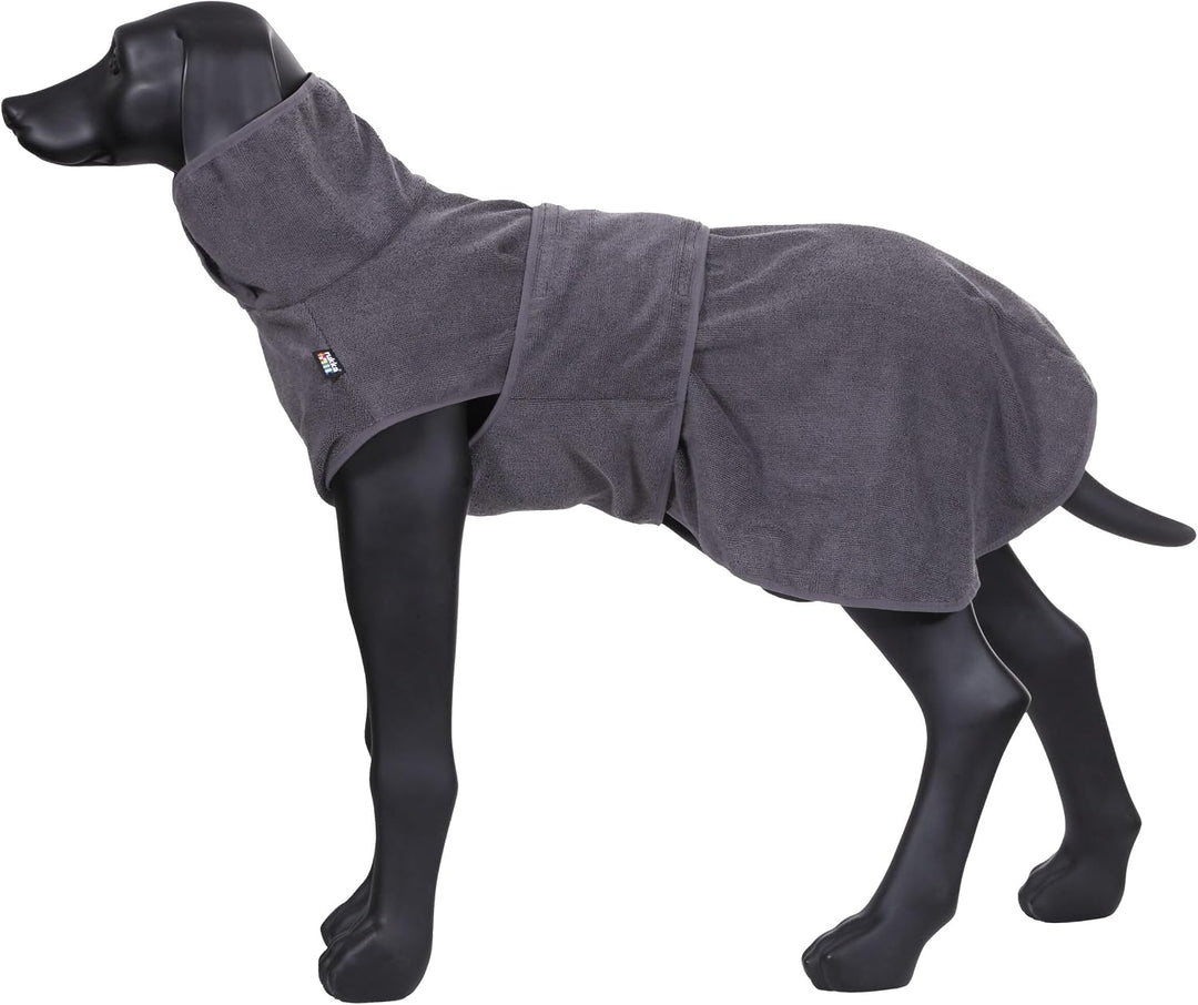 rukka Pets Micro Light Bademantel für Hunde Anthrazit S S Anthrazit