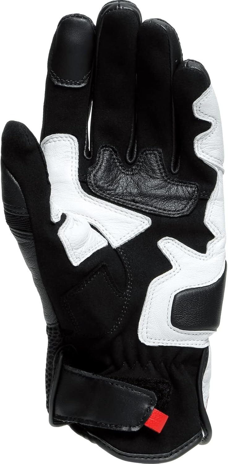 Dainese Mig 3 Unisex Leather Gloves, Motorradhandschuhe Leder mit Protektoren, für Damen und Herren,
