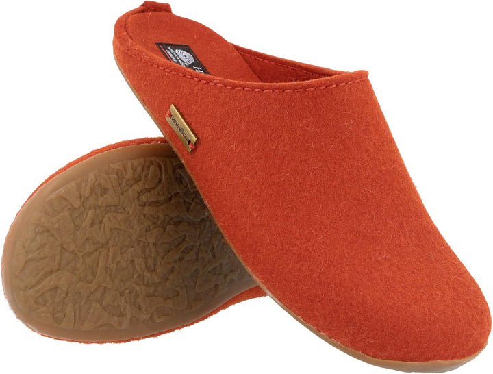 HAFLINGER Everest Fundus Filzpantoffeln im schlichten Design 37 EU Fuchs, 37 EU Fuchs