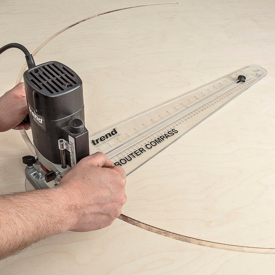 Trend Router Kompass für präzises Kreis- und Bogen schneiden, R/COMPASS/A