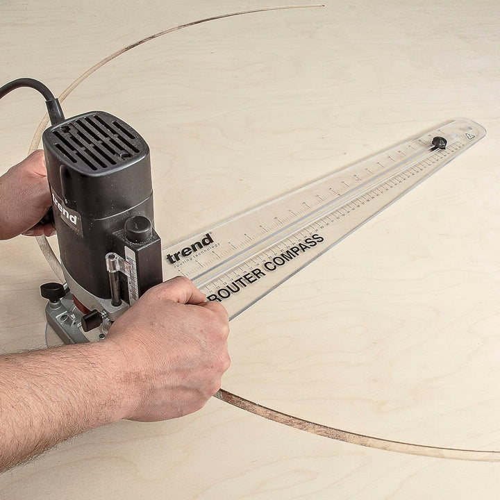 Trend Router Kompass für präzises Kreis- und Bogen schneiden, R/COMPASS/A