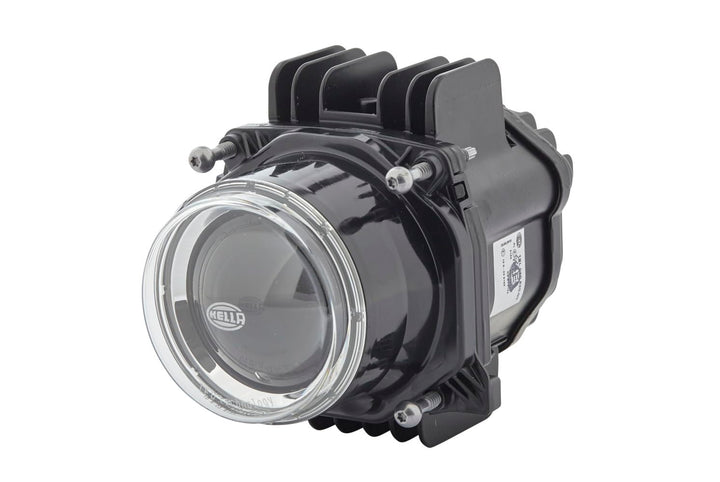 HELLA - LED/DE-Hauptscheinwerfer - 90mm Performance Bi-LED L70 - 24V - rund - Einbau - Stecker: AMP