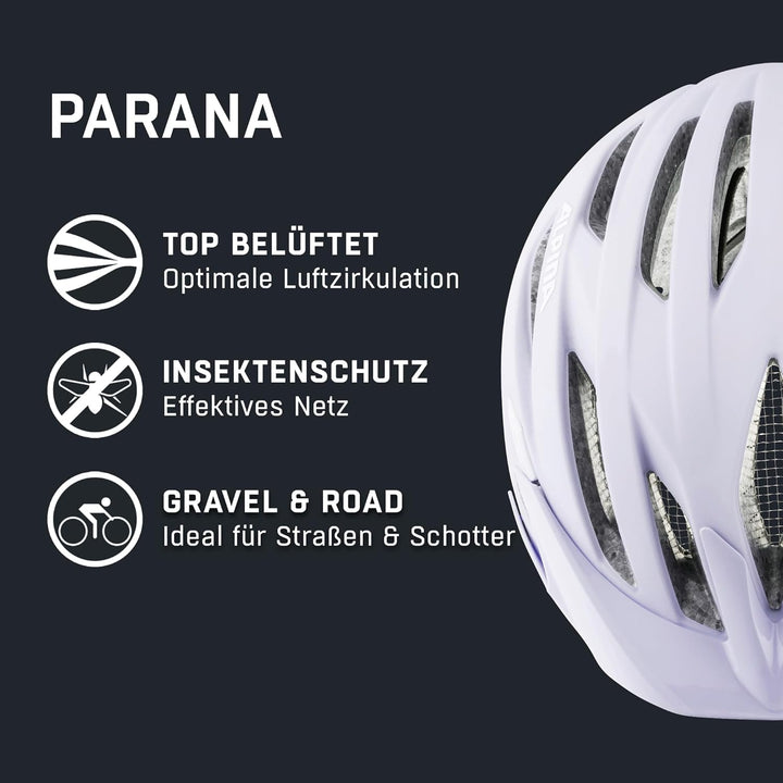 ALPINA Parana - Leichter, Individuell Anpassbarer Touren Fahrradhelm Mit Fliegennetz Für Erwachsene