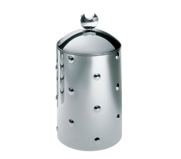 Alessi Kalistò 1 CB01 - Küchendose aus Edelstahl 18/10 mit Knopf aus Aluminium, 114 cl Kalisto 1, Ka