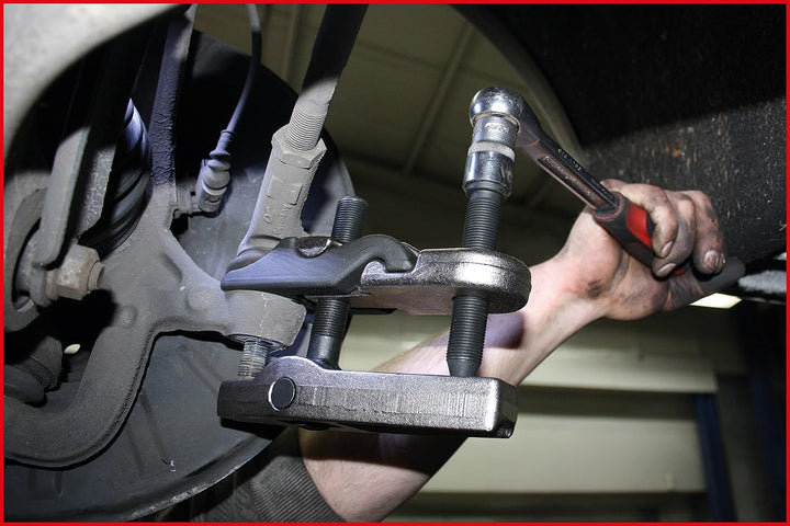 KS Tools 4500970 Universal Kugelgelenk Ausdrücker Satz mit auswechselbaren Gabeln, Durchmesser 20/22