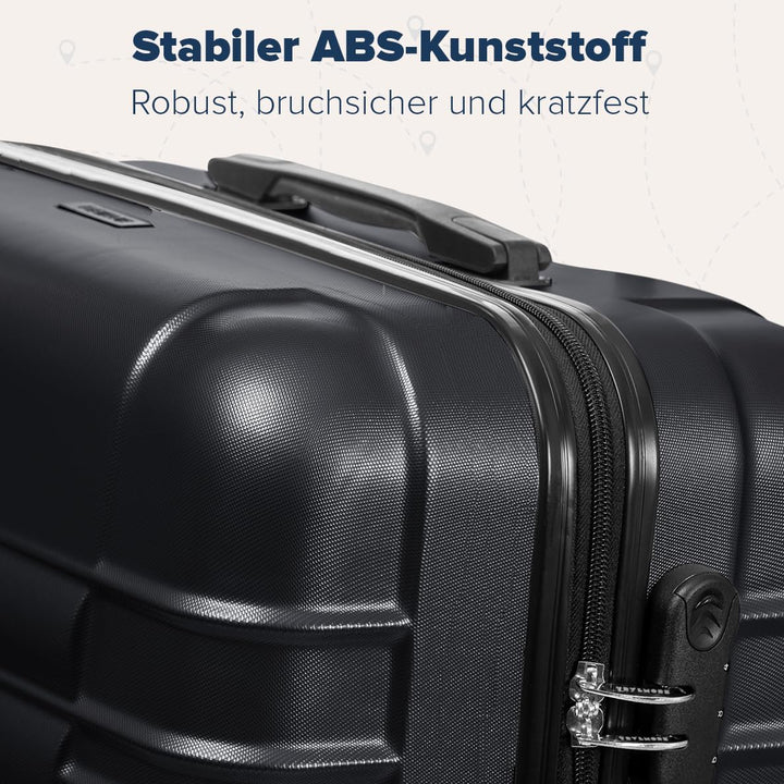 TRVLMORE Koffer & Trolleys - Koffer Set, Kofferset 2 Teilig, Handgepäck Koffer, Hartschalenkoffer Gr