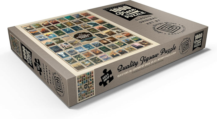 63 American National Parks: by Kenneth Crane - Premium 1000 Teile Puzzle - MyPuzzle Sonderkollektion