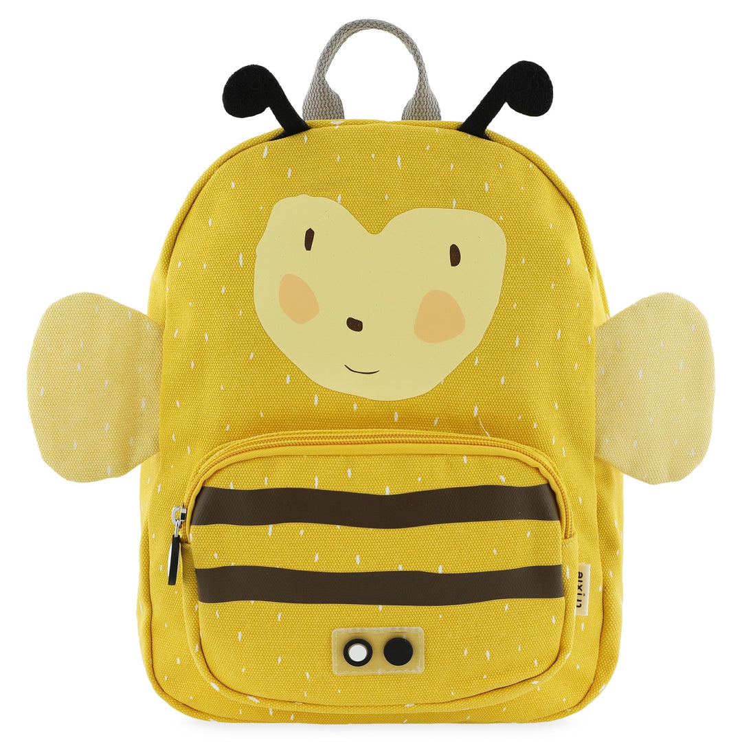 Trixie Rucksack - Rucksack für Kind - für Jungen und Mädchen - Kleiner Turnbeutel Gelb Mrs. Bumblebe
