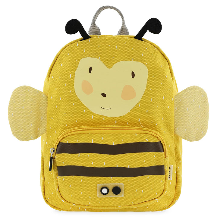 Trixie Rucksack - Rucksack für Kind - für Jungen und Mädchen - Kleiner Turnbeutel Gelb Mrs. Bumblebe