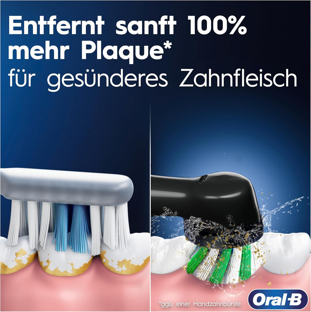 Oral-B PRO 3 3000 Elektrische Zahnbürste/Electric Toothbrush, 2 Sensitive Clean Aufsteckbürsten, 3 P