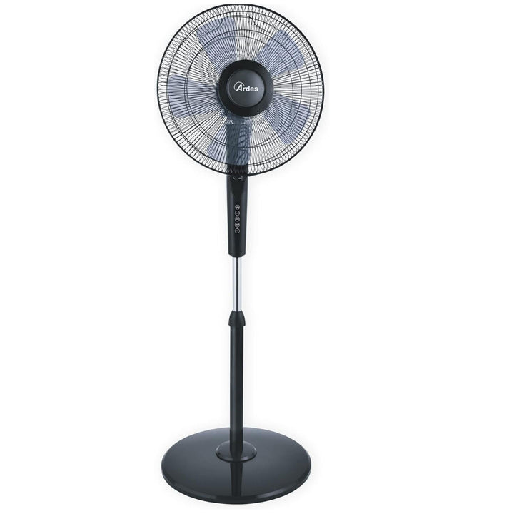 ARDES - Standventilator mit Fernbedienung, Timer und Touch-Bedienfeld, Leise, 5 Flügel, 40 cm, oszil