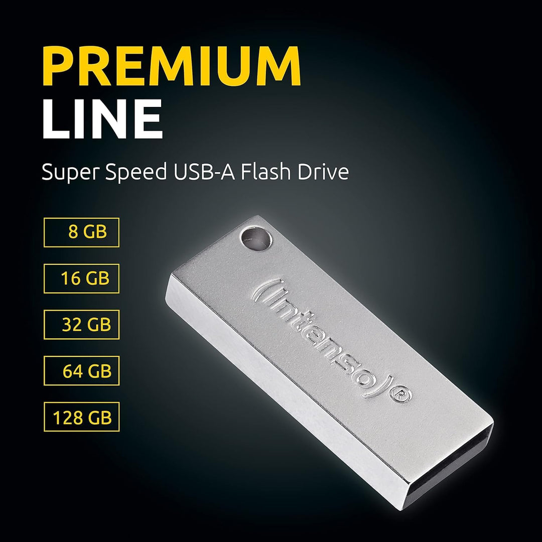 Intenso Premium Line 64 GB USB-Stick USB 3.2 Gen 1x1, silber 64GB, 64GB