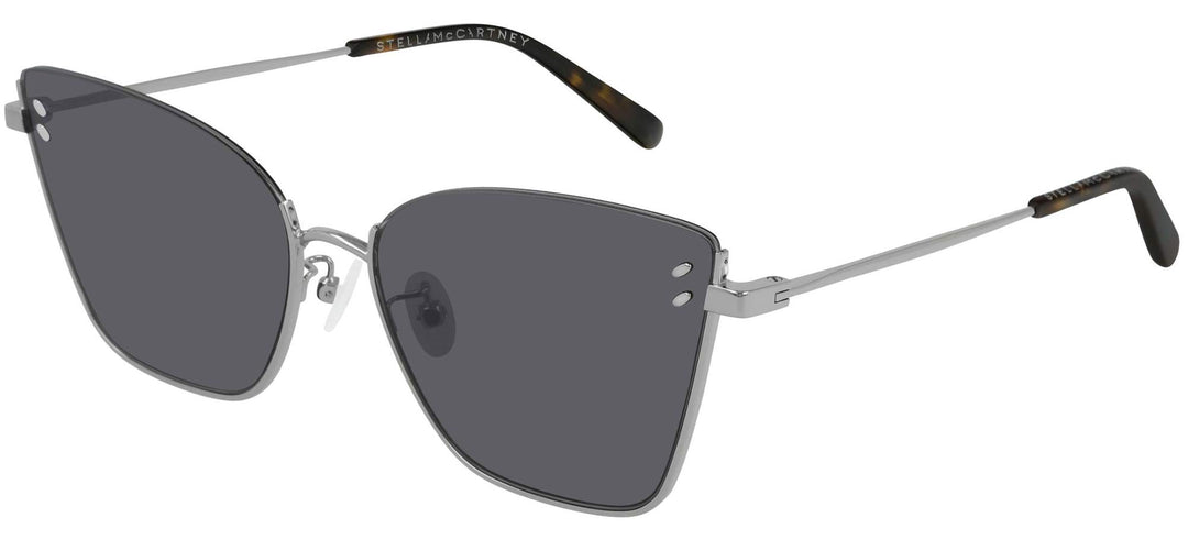 Stella McCartney sonnenbrille SC0182S 002 Silber rauch grösse 58 mm Frau
