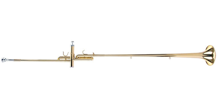 Classic Cantabile AT-1871 Aida-Trompete (Fanfare Instrument, mit Mundstück und Koffer) gold