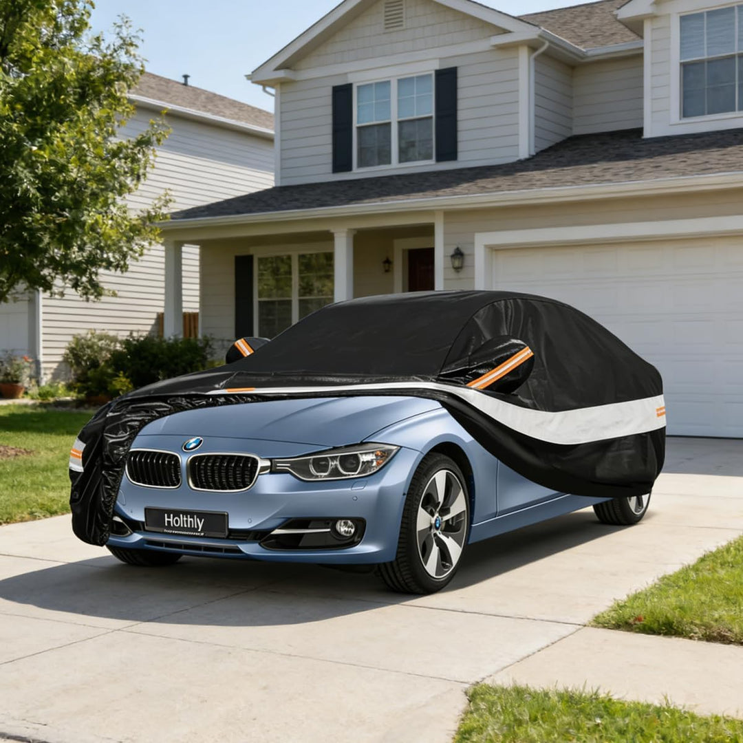 Autoabdeckung Passend für BMW 3er G20/G28（2018-2026） 10 Schichten Vollgarage Auto Abdeckplane 100% W
