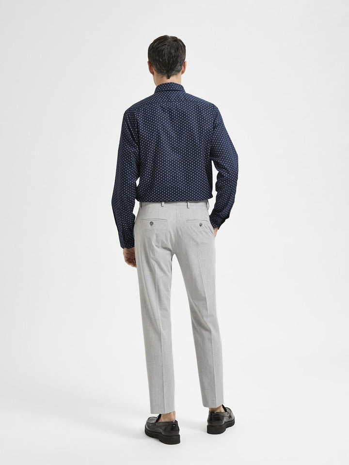 Selected Homme Male Hose 175 Slim fit, Light Grey Melange