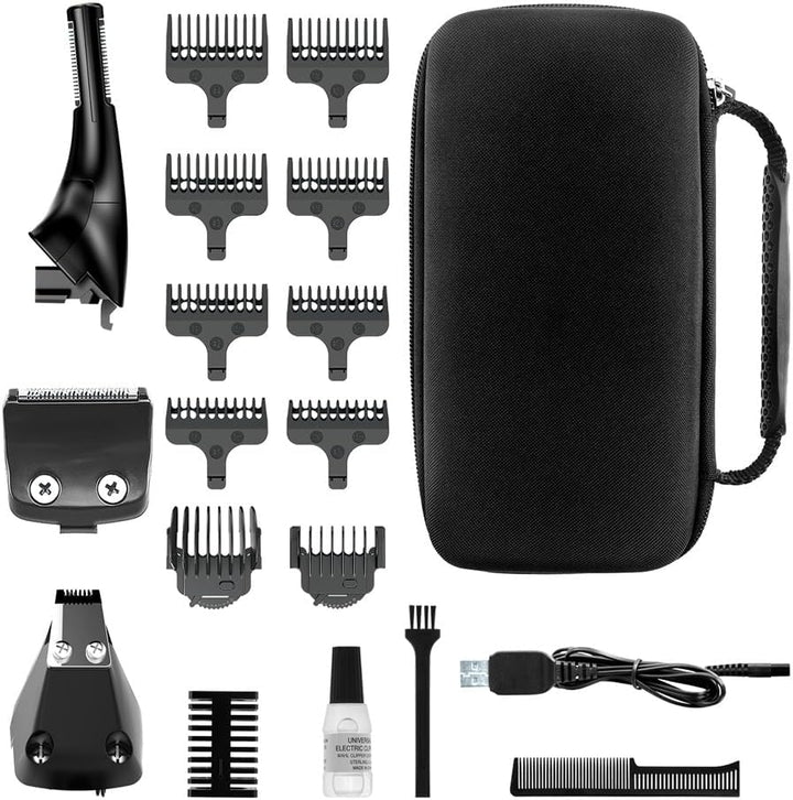 WAHL Manscaper Toolbox, Multigroomer, Bartschneider, Haarschneider, Lithium-Power, USB-Ladung, Schut