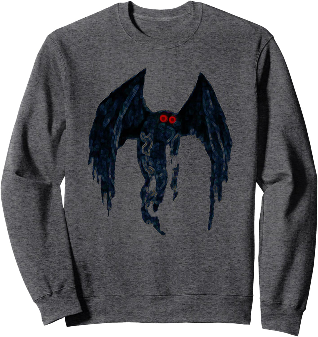 Mothman Point Pleasant Retro Cryptid Vintage Sweatshirt