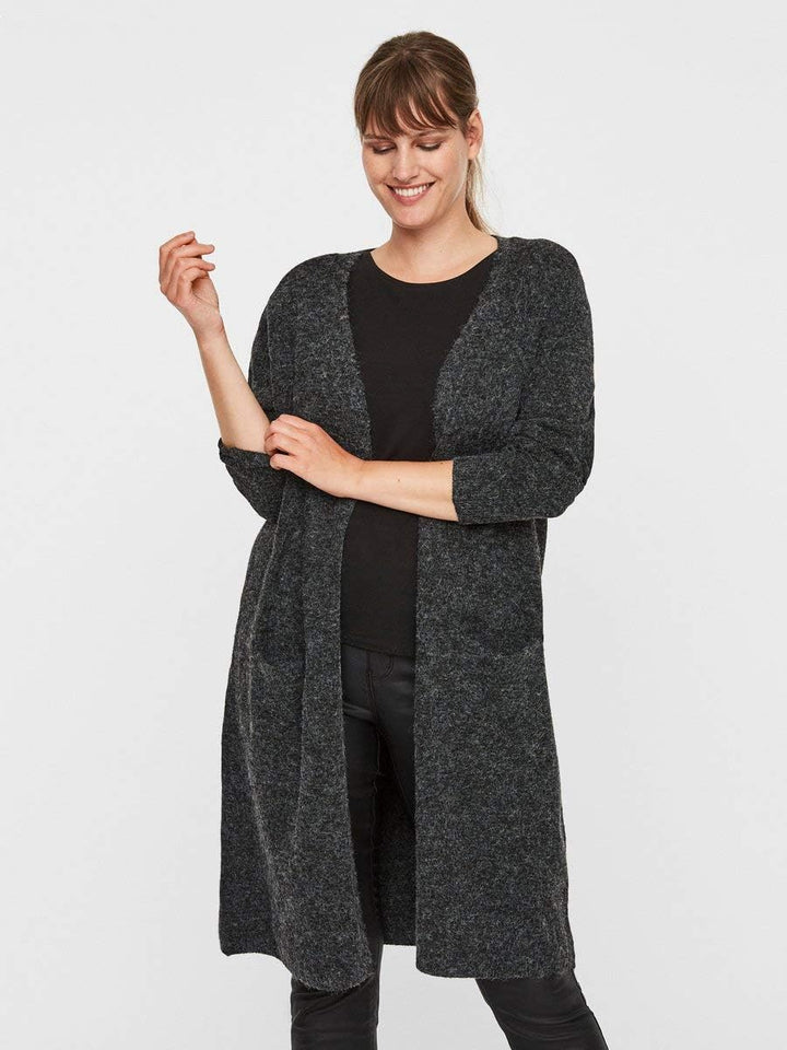 VERO MODA Female Strickjacke VMDOFFY Strickjacke XS Light Grey Melange, XS Light Grey Melange