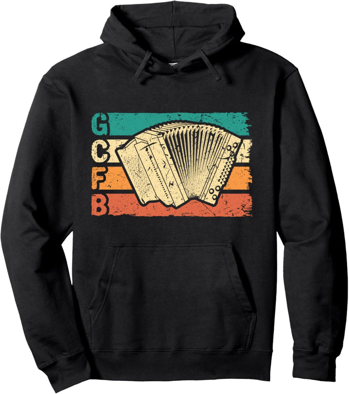Retro Steirische Harmonika GCFB, Quetschn Pullover Hoodie