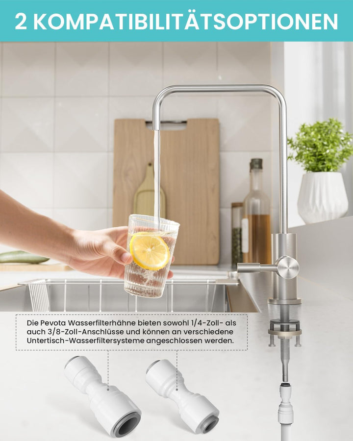 Trinkwasserhahn, Wasserhahn Küche Für Umkehrosmose Oder Wasserfiltersystem, Küchenarmatur Aus Edelst