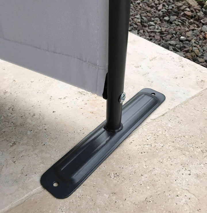 QUICK STAR Paravent 6 Teilig 340x165cm Stoff Raumteiler Trennwand Balkon Sichtschutz Stellwand Faltb