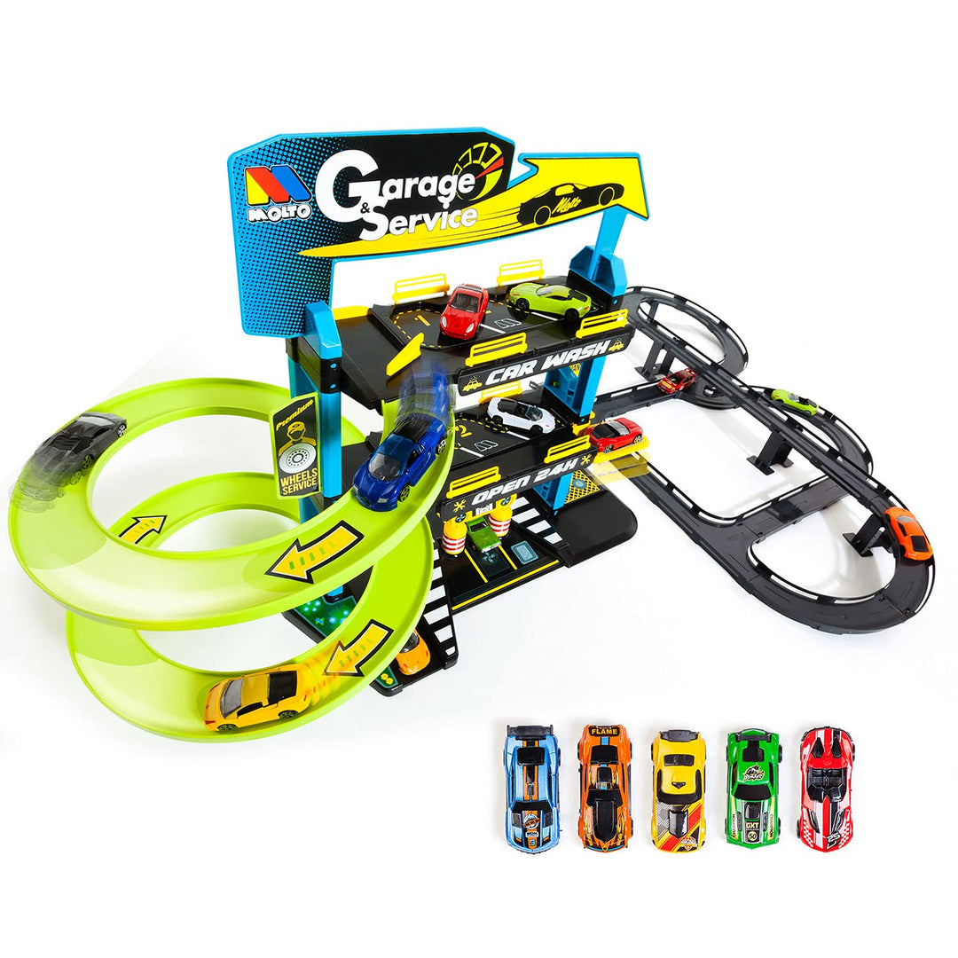 MOLTO | 3 -stöckige Parkhaus mit Garage, Rampen, Leinen, Aufzug und Dienstleistungsstation | Enthält