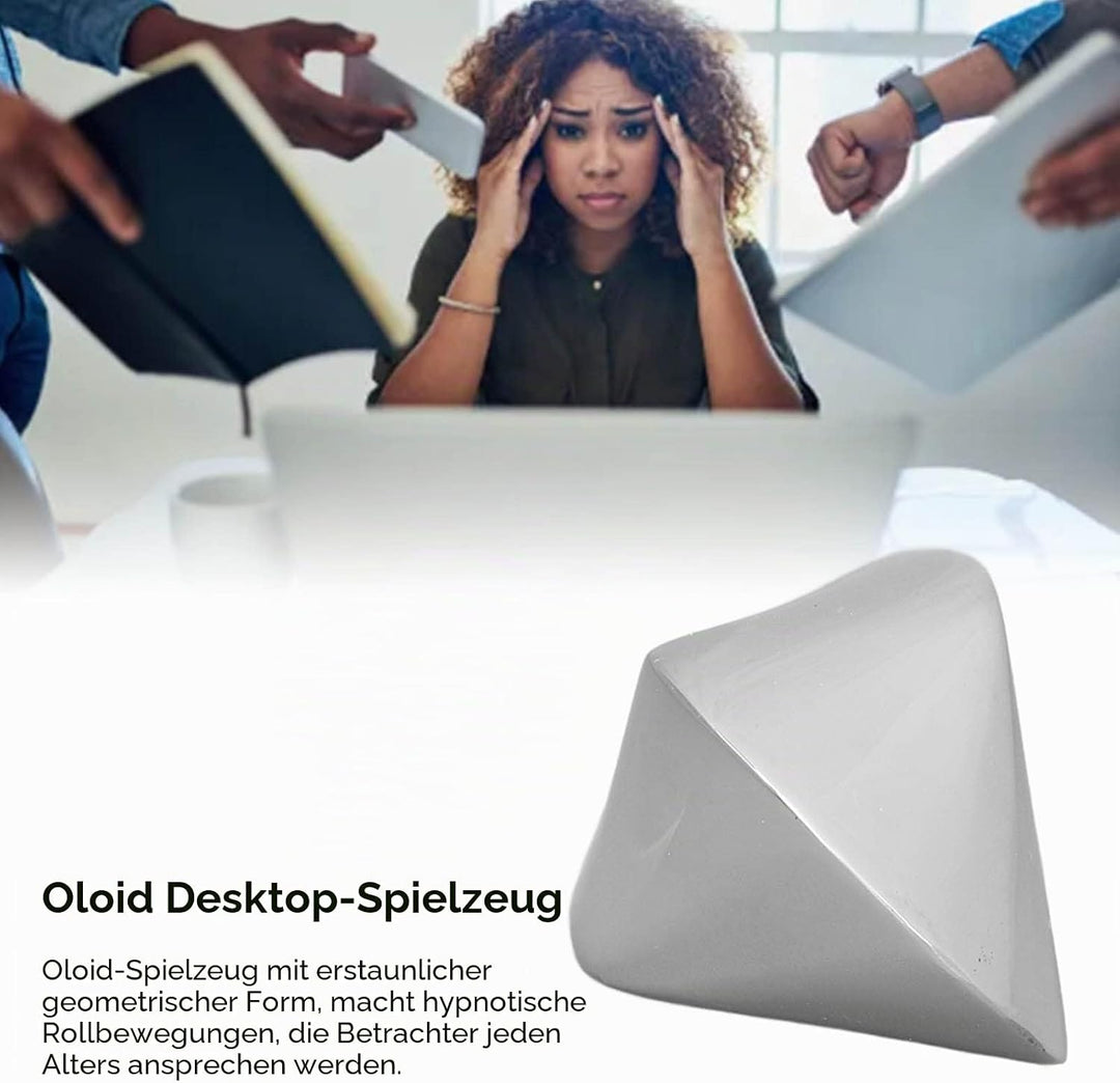 Keenso Oloid Desktop-Spielzeug Reduziert den Druck und Glättet Oberflächen. Dekompressionsball aus E