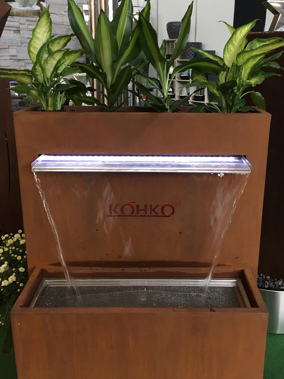 Köhko LED-Beleuchtung Leiste 20cm wasserdicht für Wasserfall Alberta (15-150 cm), 20 CM Led-leiste