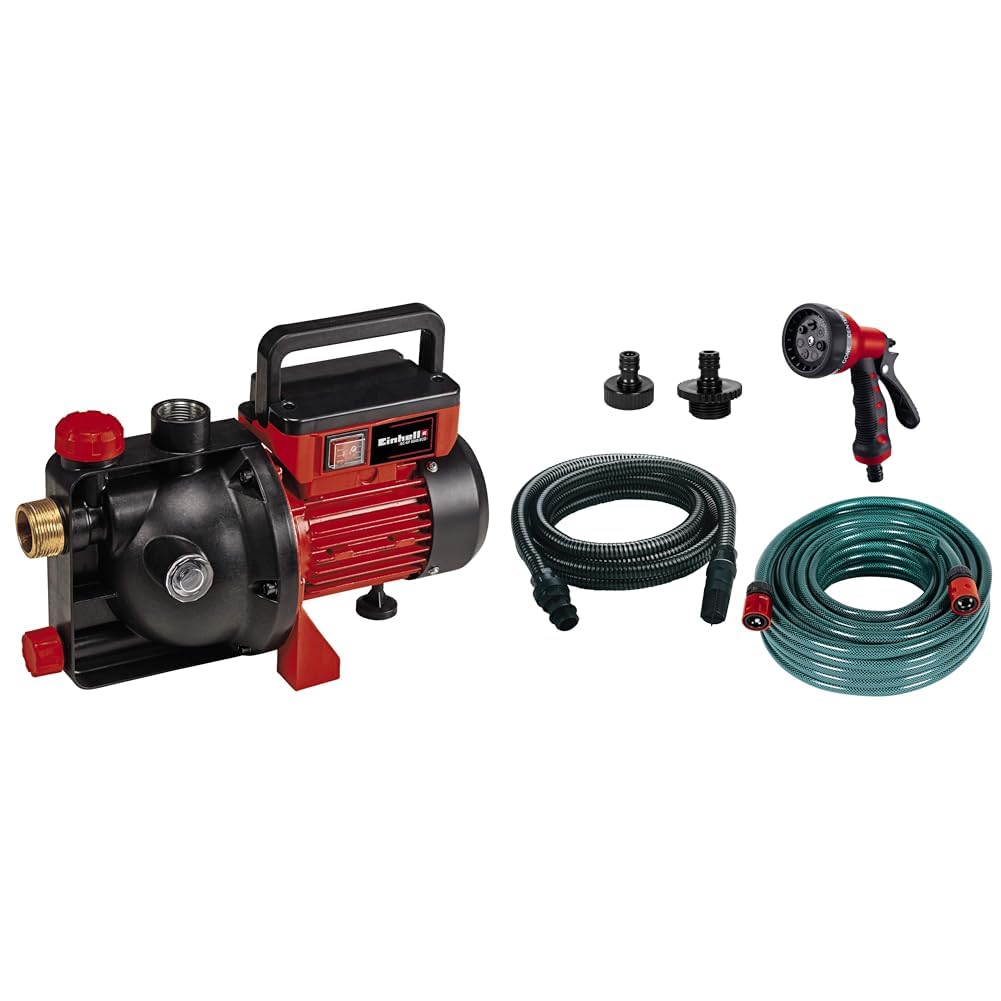 Einhell Gartenpumpe GC-GP 6040 ECO (600 W, max. 3.6 bar, 4000 L/h Fördermenge, Wassereinfüllöffnung