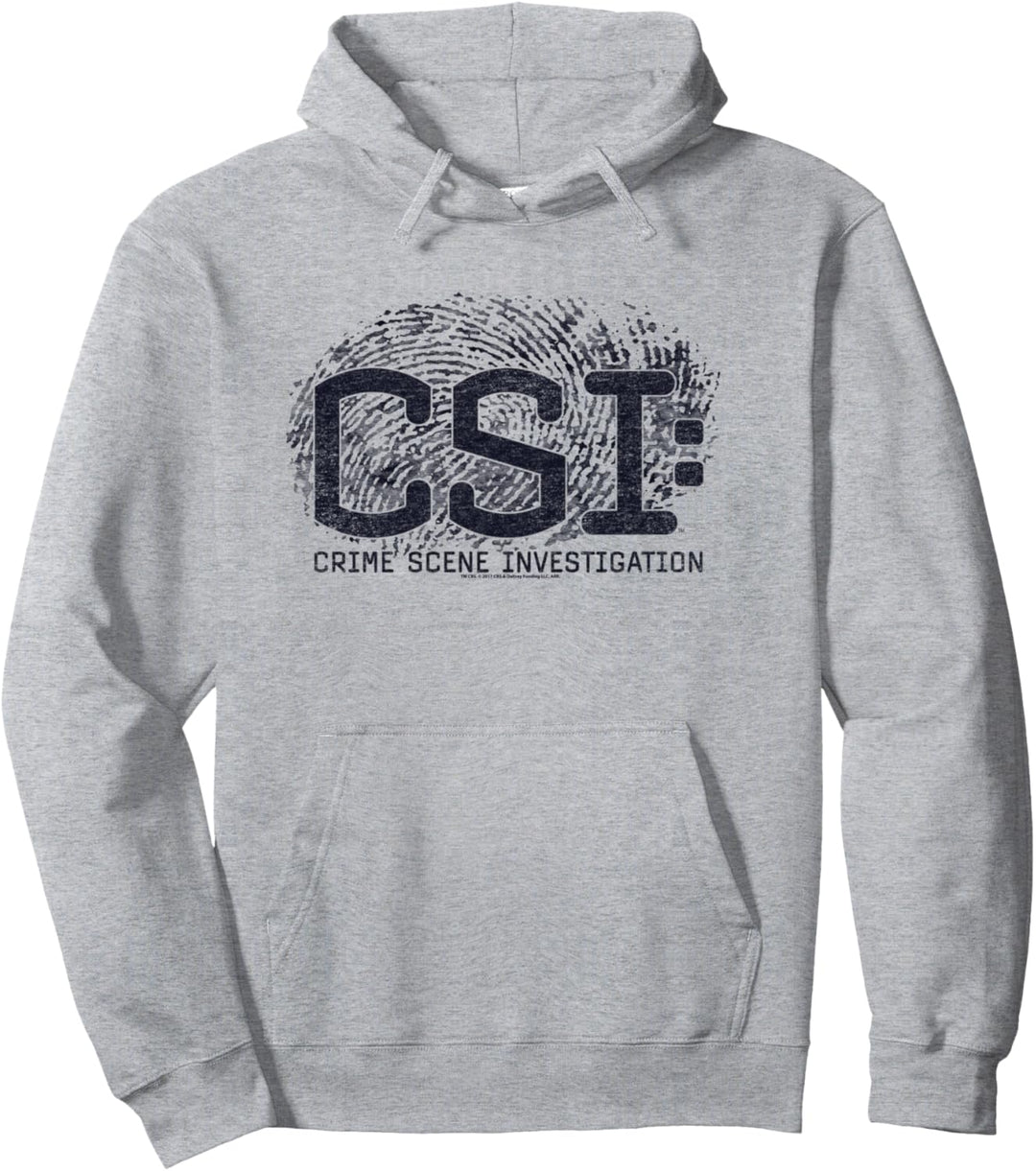 CSI Distressed Logo Pullover Hoodie