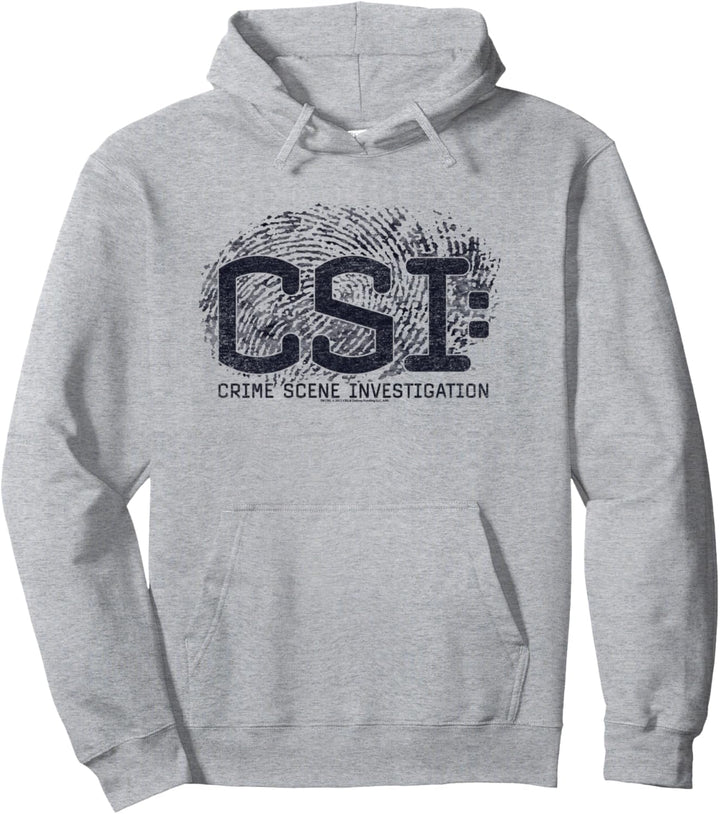 CSI Distressed Logo Pullover Hoodie