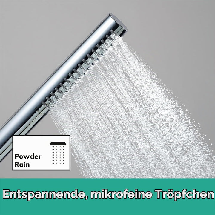 hansgrohe Pulsify S - wassersparender Duschkopf 7,9 l/min (EcoSmart), Handbrause mit 1 Strahlart (Po