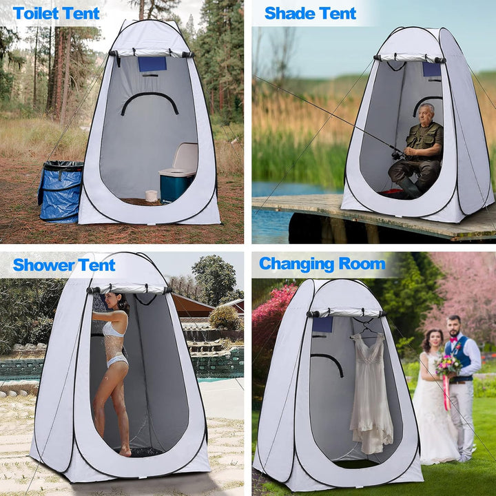 TUKAILAI Camping Toilettenzelt Duschzelt Pop Up Umkleidezelt Privatsphäre Toilette Umkleidekabine La