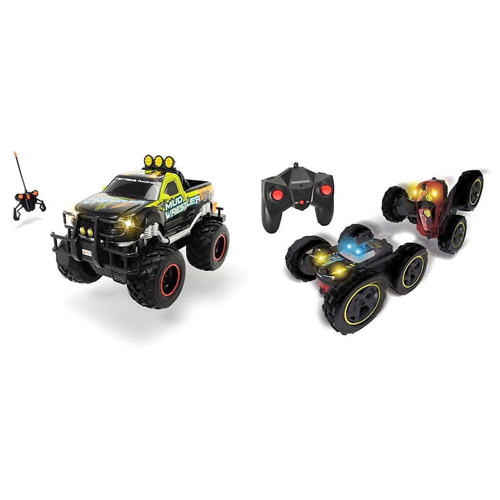 Dickie Toys RC Ford F150 Mud Wrestler, ferngesteuertes Auto für drinnen und draussen & – RC Tumbling
