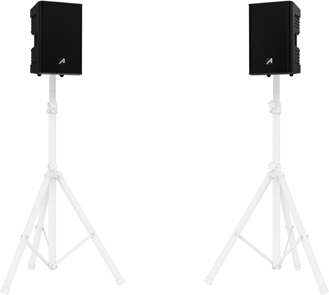 Audibax Freeport 210 – Set mit 2 Aktiven und Passiven 10-Zoll-Lautsprechern – 250W Leistung – USB/SD