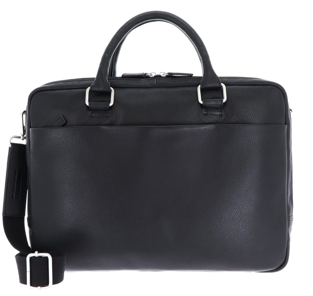 Leonhard Heyden Berlin Aktentasche Leder 39 cm Laptopfach