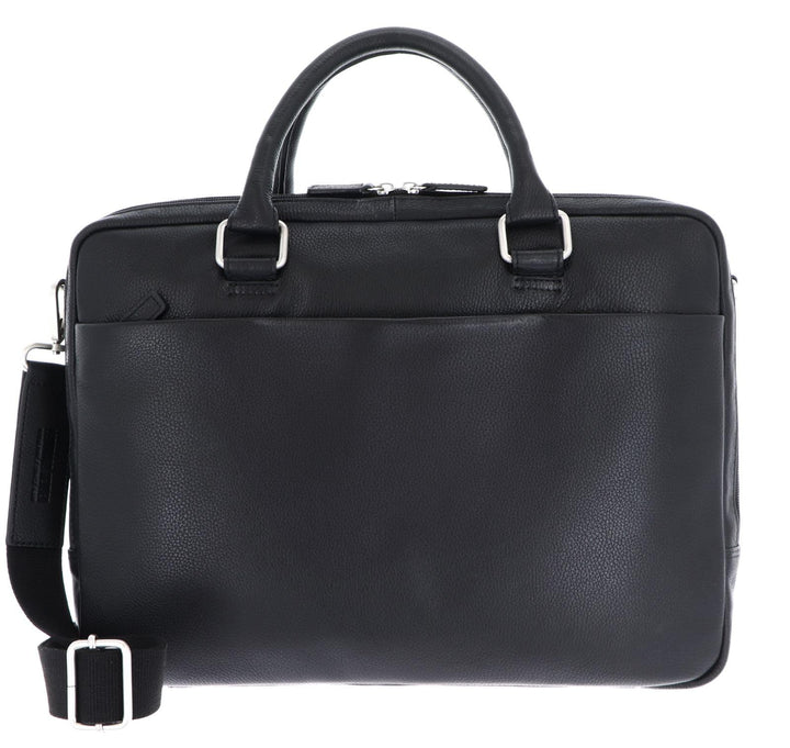 Leonhard Heyden Berlin Aktentasche Leder 39 cm Laptopfach