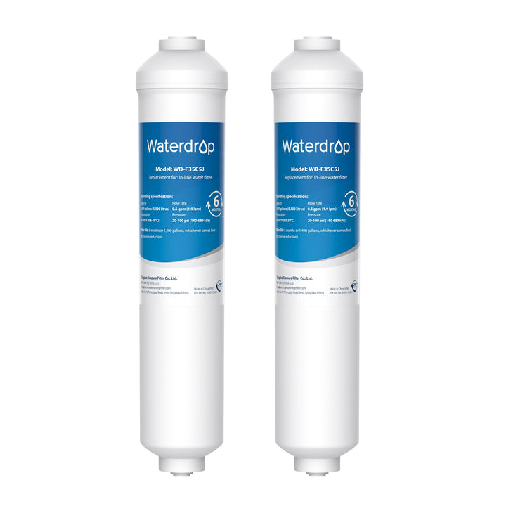 Waterdrop Kühlschrank Wasserfilter Ersatz für Samsung® DA29-10105J HAFEX/EXP, DA2010CB, HAIER® LG® I